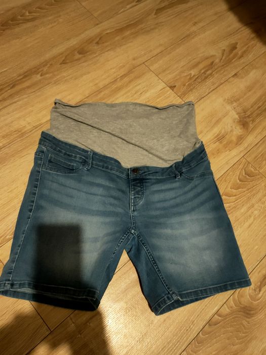 Spodenki jeansowe ciążowe rozmiar 44 z Lidla