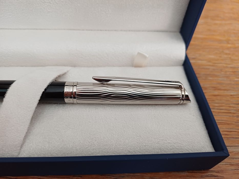 Pióro kulkowe Waterman Paris Hemisphere deluxe, czarne nowe