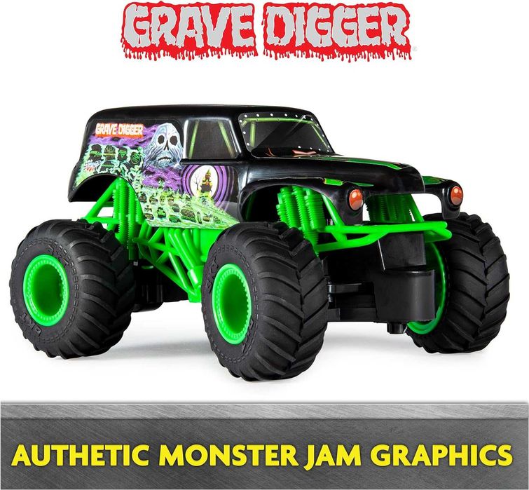 Оригінал Монстр трак На керуванні Monster Jam Grave Digger RC Monster Truck Джип
