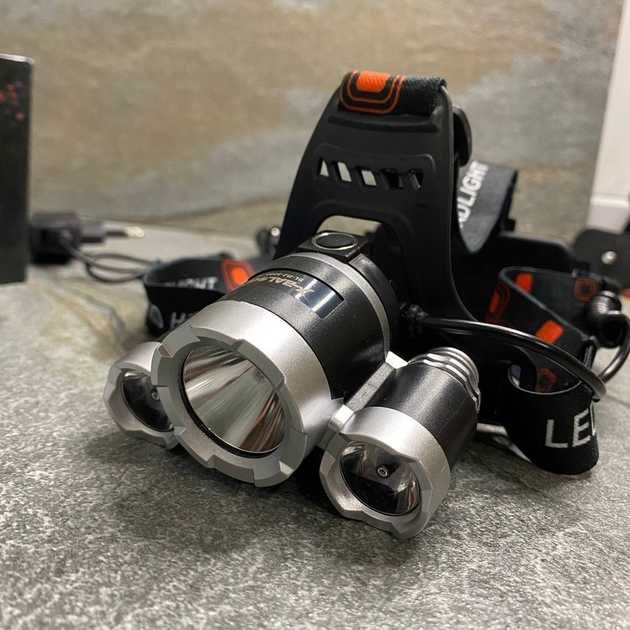 Мощный налобный светодиодный фонарь Boruit Police RJ 3000 - T6