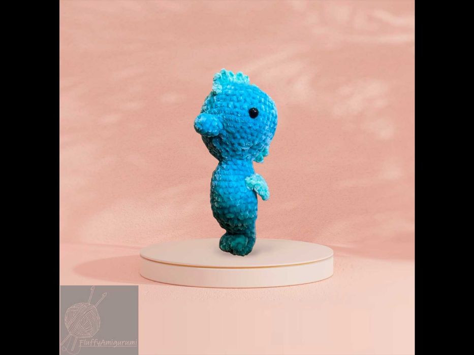 Cavalo Marinho Amigurumi
