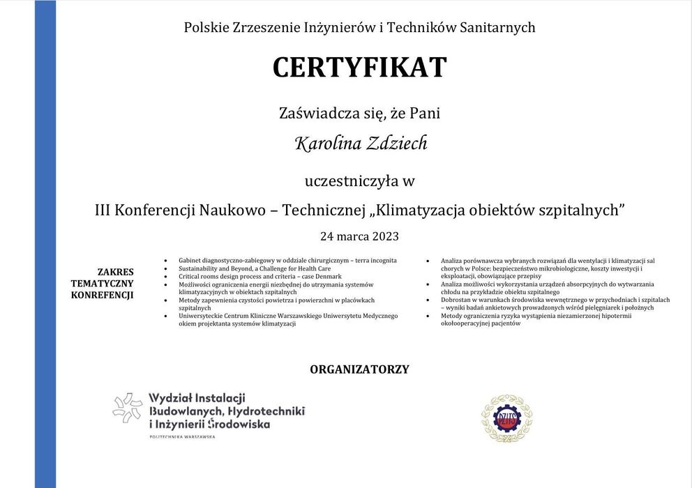 ŚWIADECTWO energetyczne  /CERTYFIKAT 24h – od 49 zł – wpis do rejestru