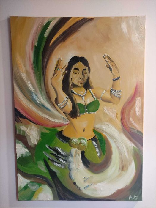 Quadro em Pintura a Óleo (TRILOGIA) – ''12 Perolas ''  Obra Única