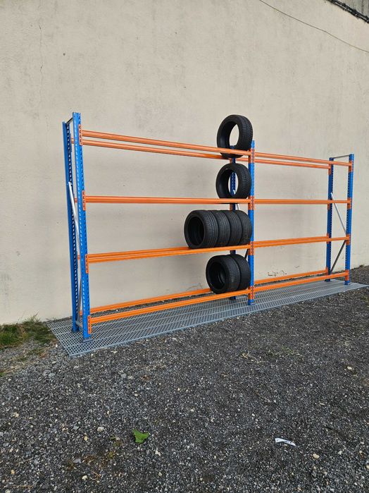 Regał na opony, regał na koła, regał warsztatowy, regał garażowy