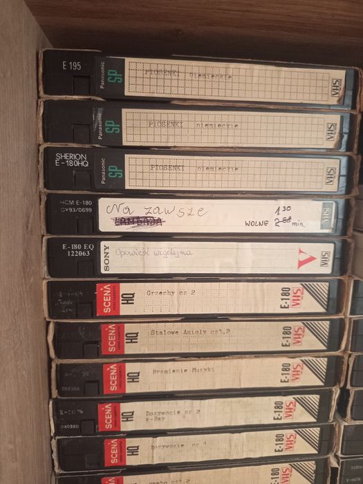 Kasety VHS dobre stany