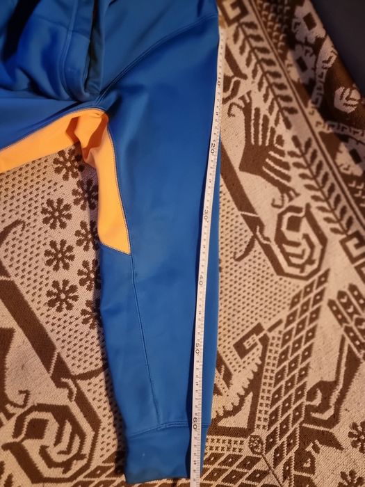 Bluza niebieski żółta nike therma fit