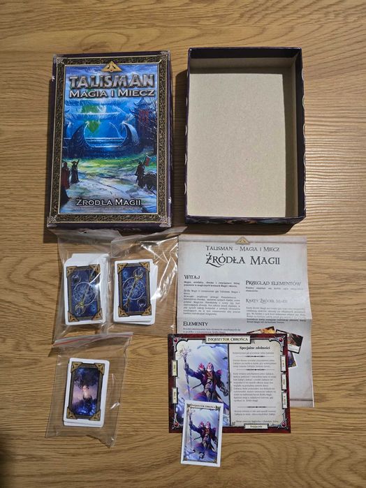 Gra planszowa Talisman Maga i Miecz - Źródła Magii dodatek fanowski