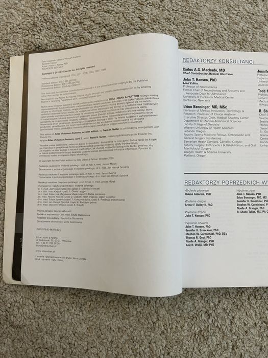 Atlas Anatomii Człowieka Frank H. Netter