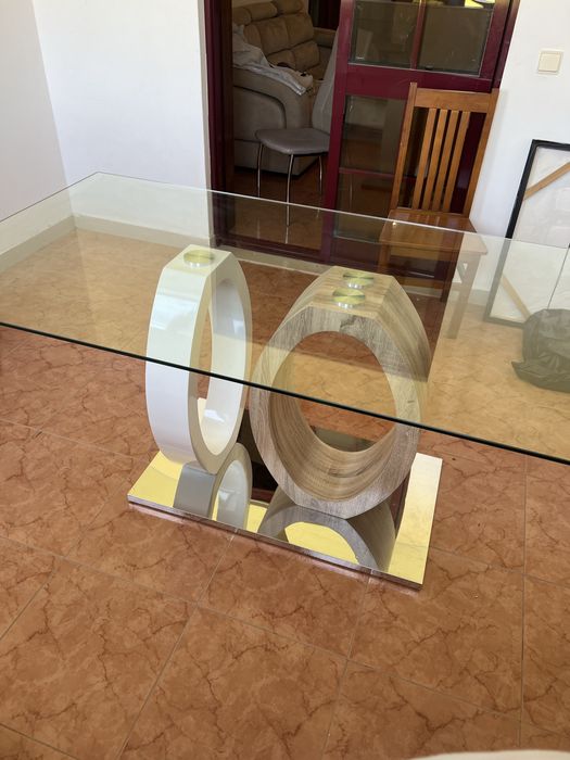 Mesa de vidro nova