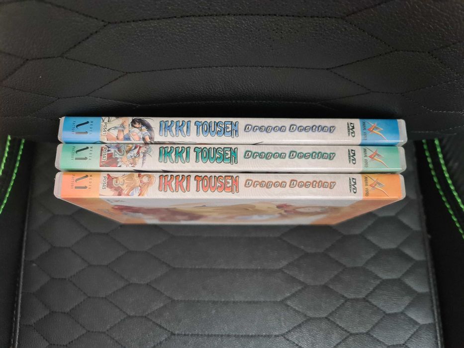 DVD - Ikki Tousen - Dragon Destiny - 3xDVD - Anime - Unikat - PL