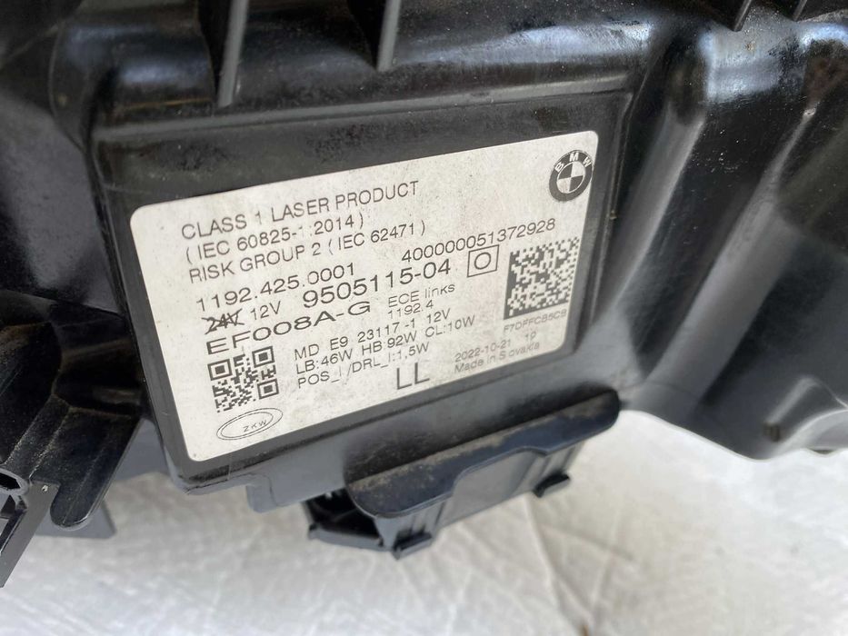 BMW M3 G80 M4 G82 Lampa Przednia Lewa LASER