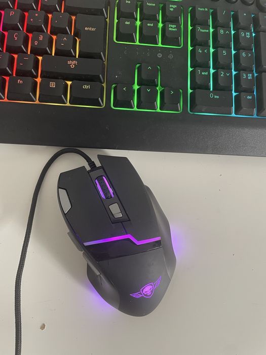 Teclado razer e rato gaming