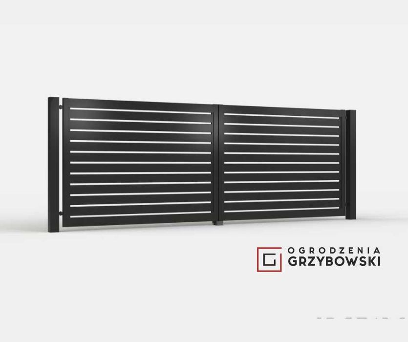 Brama Furtka Palisada ogrodzenie NOWOCZESNE