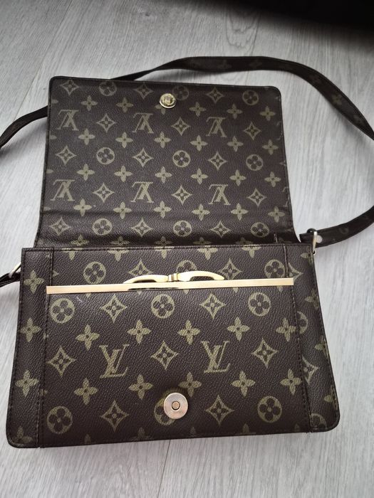 Louis Vuitton klasyczna logowana torebka portfel