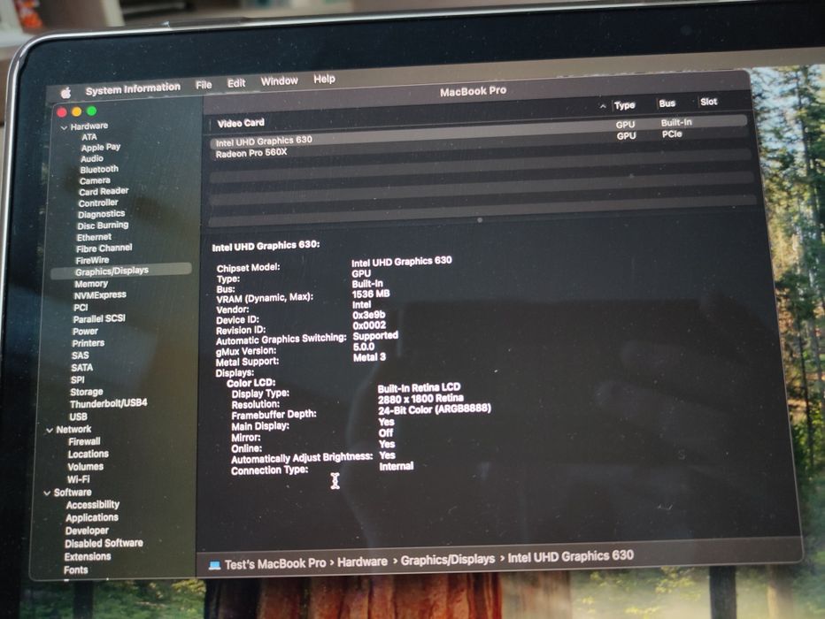 MacBook Pro 2019 15.4