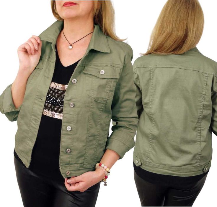 Kurtka Katana Jeansowa KAJA 48 4XL