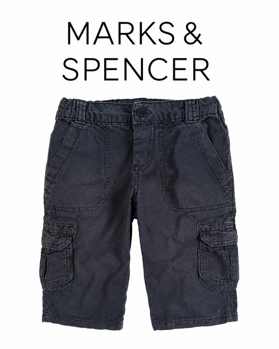 Spodenki chłopiec lniane 2-3 lata MARKS AND SPENCER