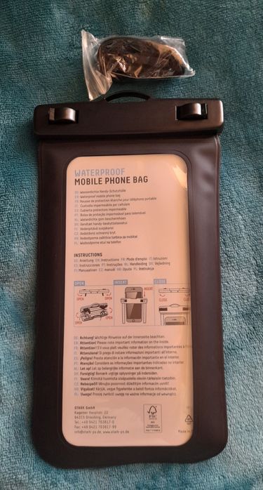 Capa protetora impermeável de telemóvel