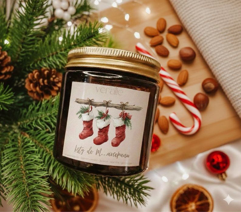 Swieczka sojowa 120 ml (świąteczne zapachy)