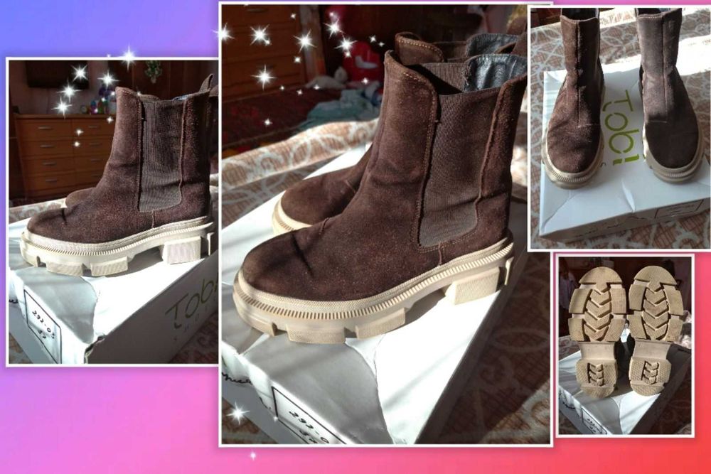 Демісезонні черевики Челсі ТМ Tobi, вживані