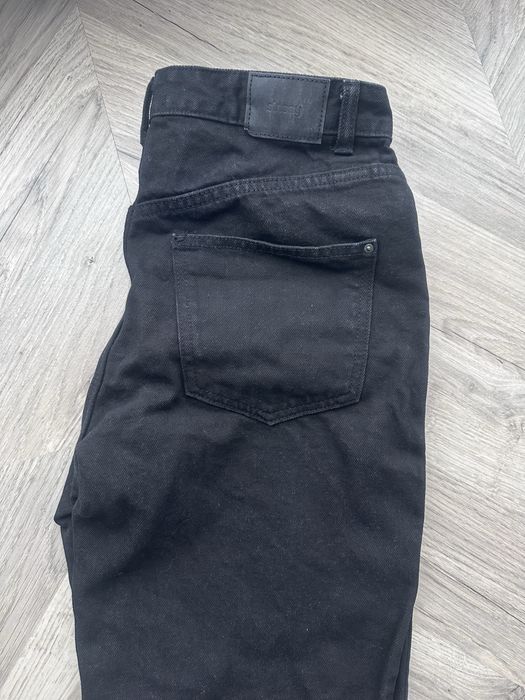 Czarne jeansy mom fit sinsay 38