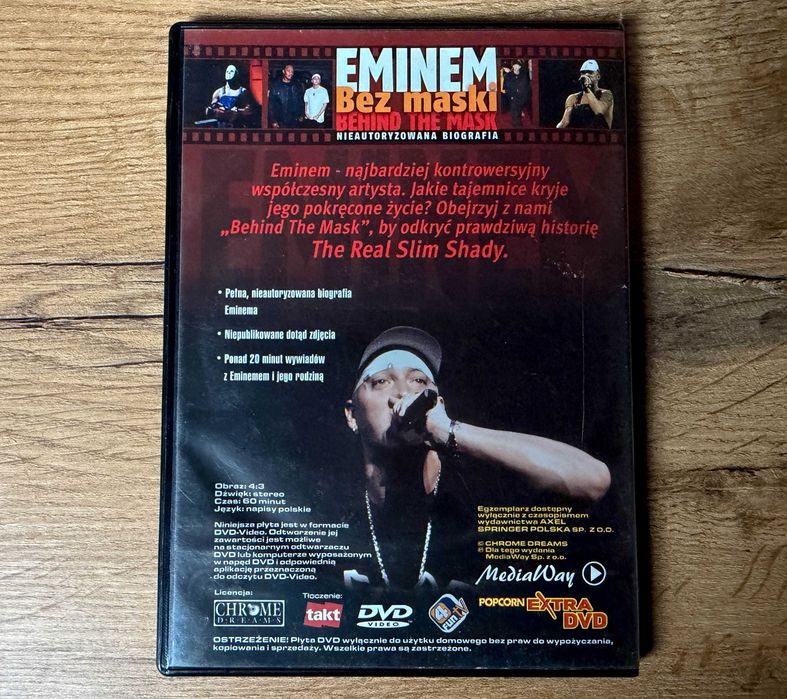 DVD # Eminem - Bez MaskiBehind The Mask