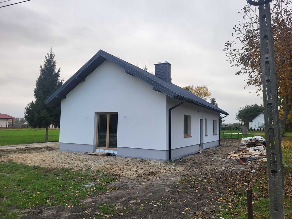 Nowy gotowy dom pod klucz do końcowego wykończenia