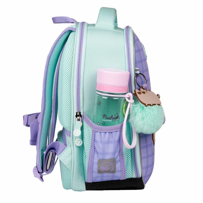 Рюкзак шкільний каркасний YES Pusheen the Cat H-100 + пенал + сумка Пушен