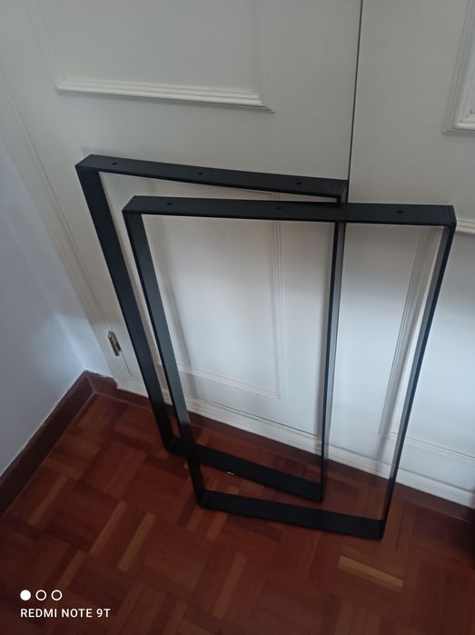 Pés ferro maciço para mesa