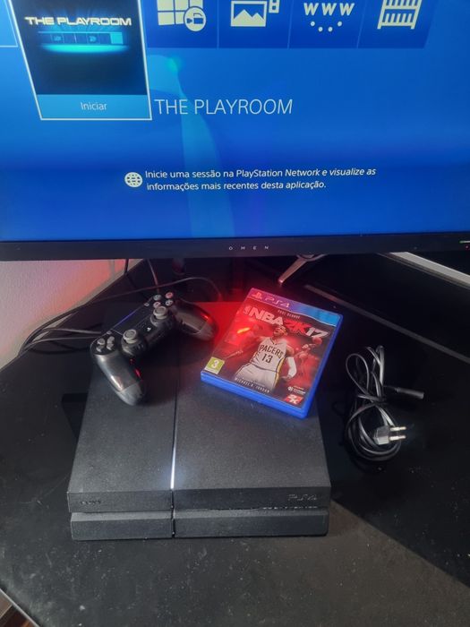 Ps4 + Jogo + comando Sony Dualshock