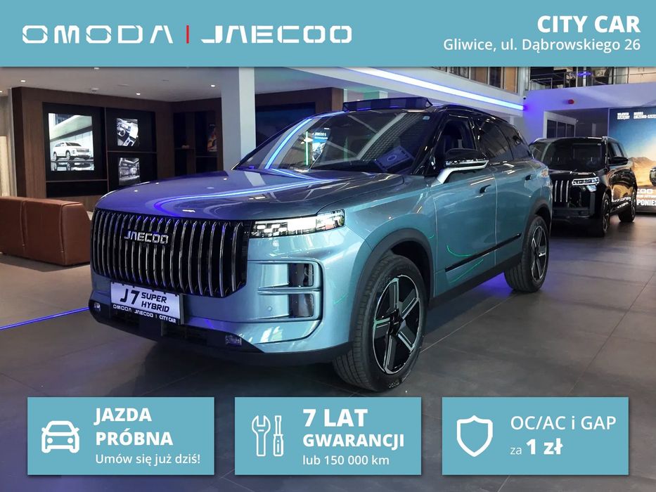Jaecoo 7 Gliwice Jaecoo 7 HEV dostępne różne kolory