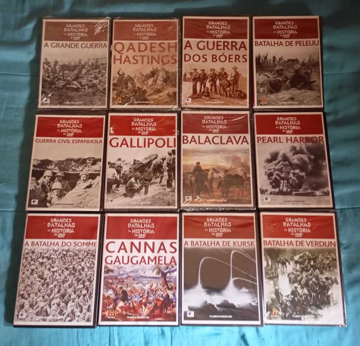Colecção 25 DVDs "As Grandes Batalhas da História"