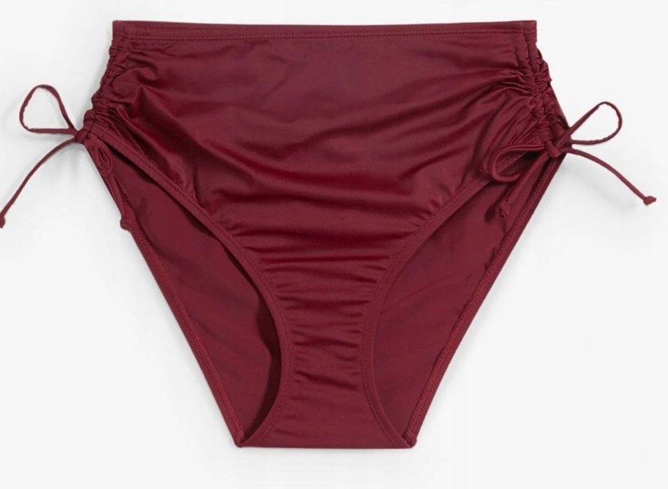 B.P.C. figi bikini bordowe z wysokim stanem ^44