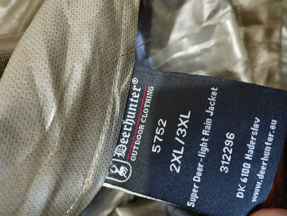 Deerhunter Super Deer Light rain jacket kurtka myśliwska size 2XL/3XL