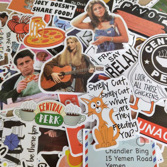 50 Autocolantes Série Friends