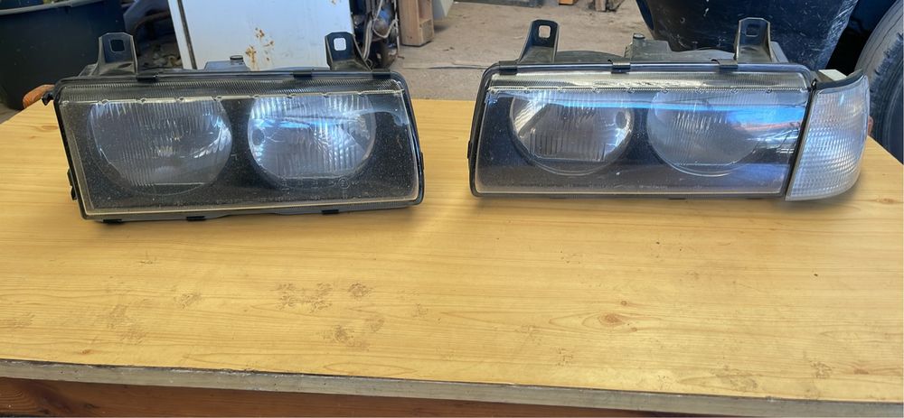 Par de faróis BMW E36 Hella originais