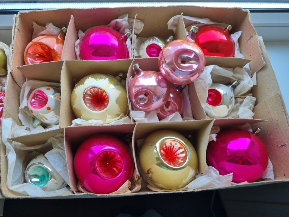 Елочные игрушки СССР, гирлянды