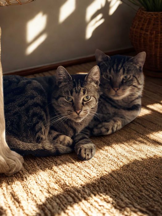 Mini i Knicki - cudowna para kotów