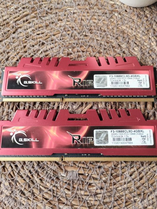 Kosci pamieci pc ddr3 1333mhz g-skill 8GB