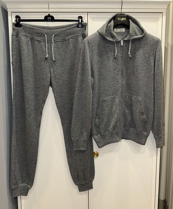 Кашемировый спортивный костюм Brunello Cucinelli