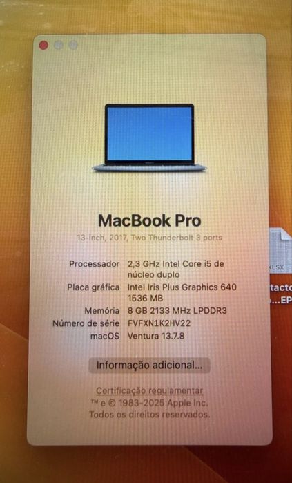 Macbook pro 13 “