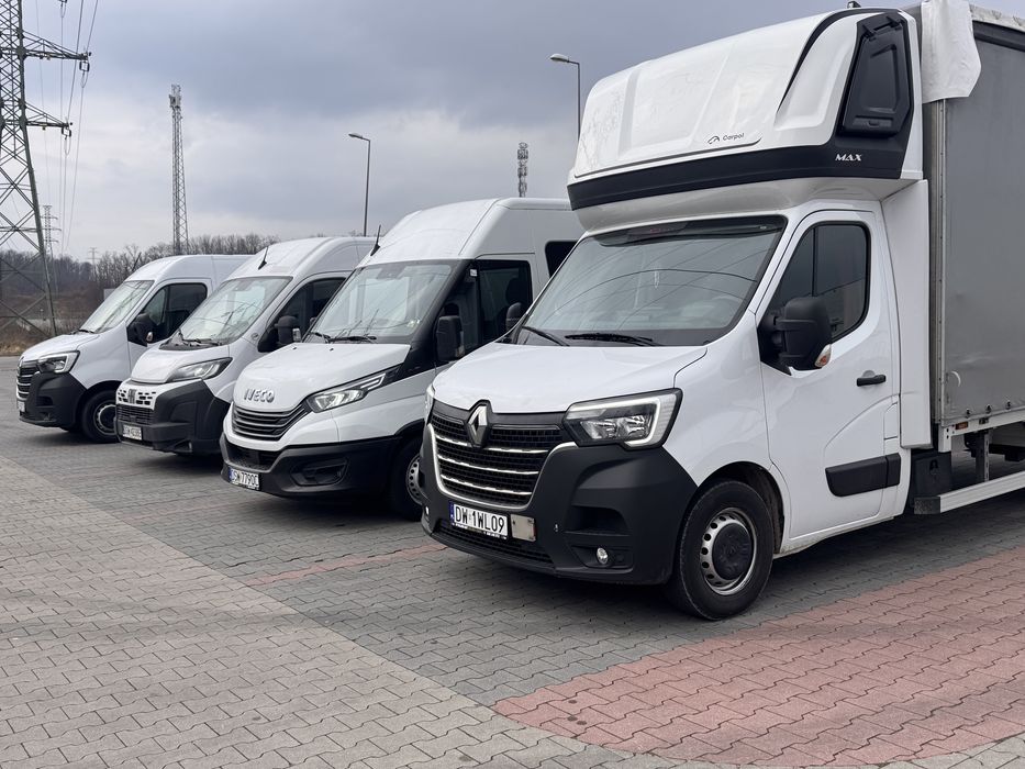 Wynajem busów dostawczych i osobowych.