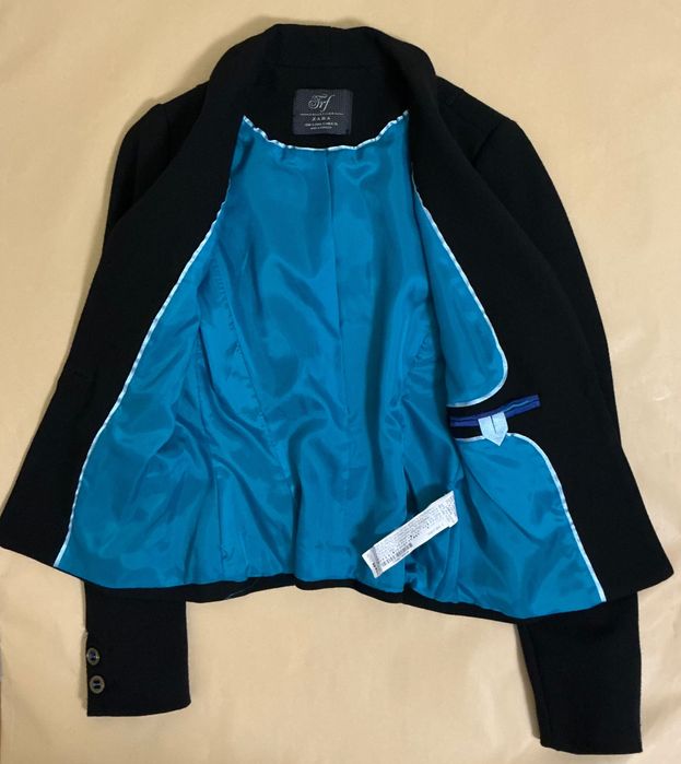 Blazer Zara S cor preto