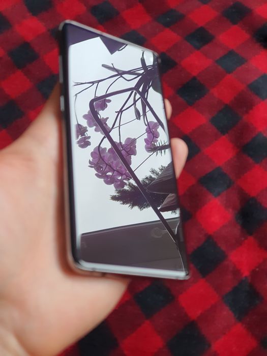 Samsung Galaxy S10+ 8/512GB Ceramic black Wada matrycy