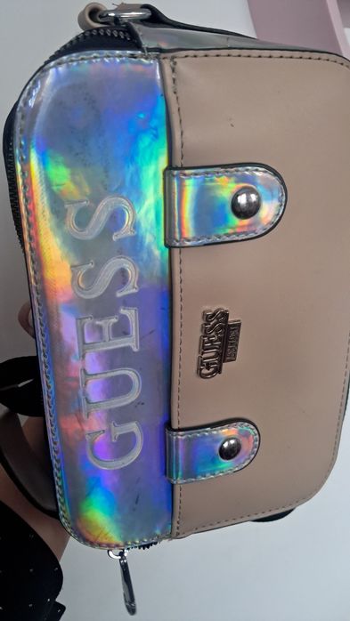 Torebka beżowa holo