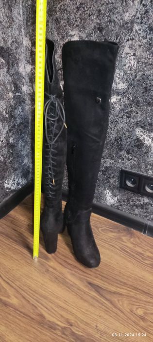 Сапоги ботфорты Boohoo