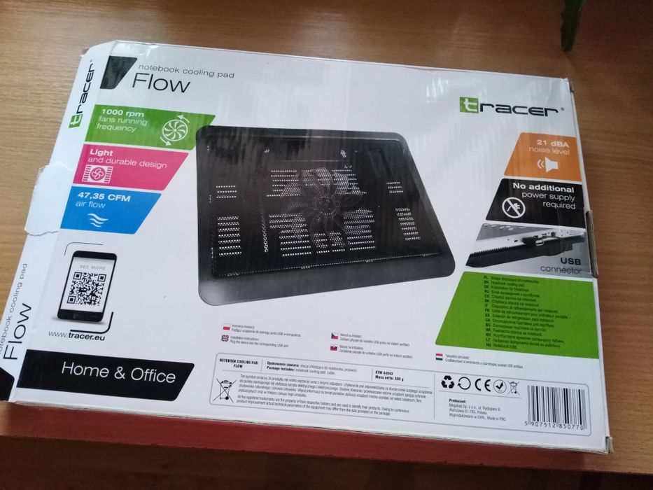 Stacja chłodząca do laptopa