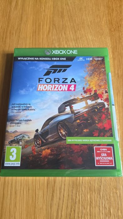 Forza Horizon 4 / płyta, nowe, oryginalnie zamknięte pudełko