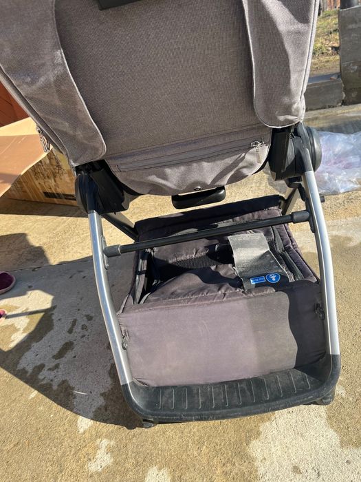 Коляска 2 в 1 Espiro Only New 17 Graphite street (silver frame