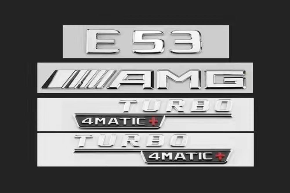 Шильдик надпис AMG на кришку багажника Mercedes-Benz